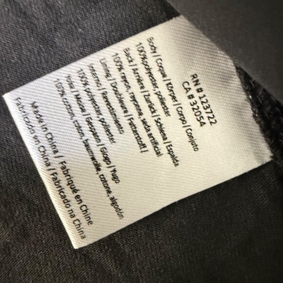 Anthropologie One September XS Sleeveless Beaded Front Boho Tank Tunic Top Black - Picture 5 of 6